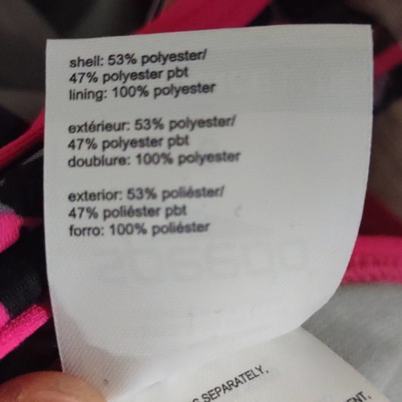 Speedo Endurance Lite Print Aqua Elite Swim Top 8 Power Pink - Picture 8 of 8